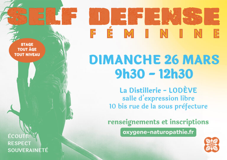 Atelier Self Défense Féminine 26/03/23